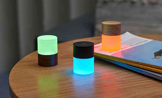 Портативний світильник на акумуляторі Lemelia, Gingko (Англія), дерево клен Ровно