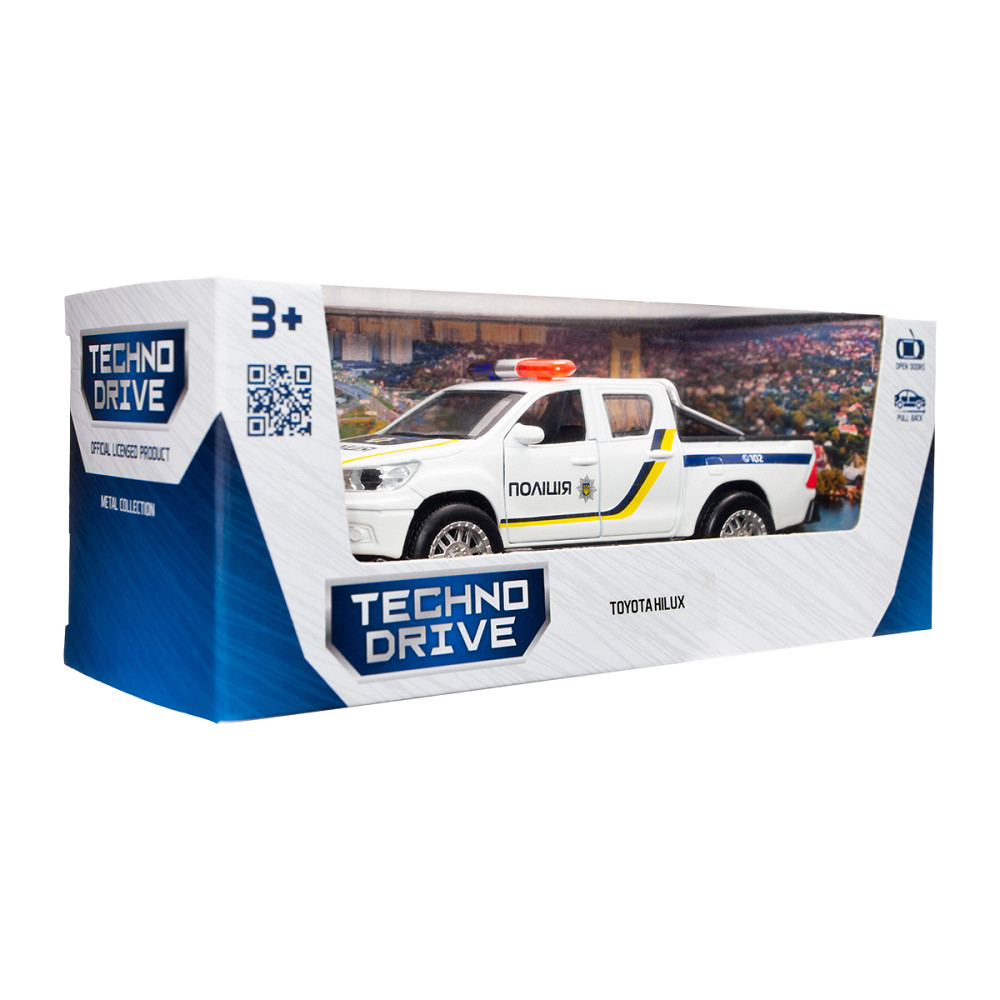 Автомодель - Toyota Hilux Поліція (білий) Дніпро - фото 6
