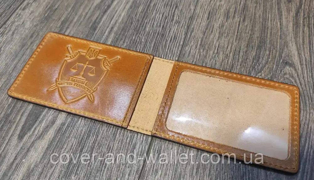 Обкладинка Прокуратура України коричневого кольору з натуральної шкіри PS Київ - фото 8