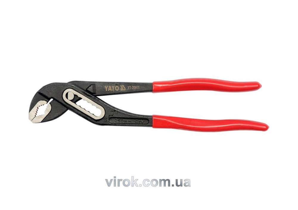 Кліщі переставні YATO : ізольовані ручи, L= 250 мм [6/36] Одеса - фото 1