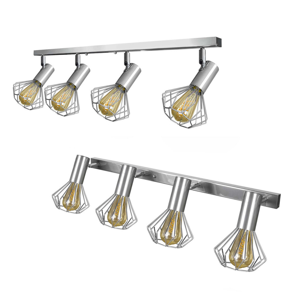 Светильник на планке с поворотними плафонами 4-Е27 Diadem NL 22151-4 CR хром Киев - изображение 1