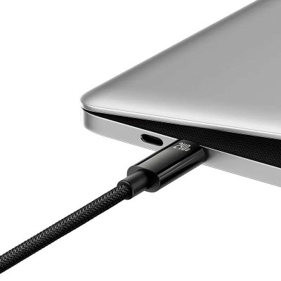 Дата кабель USB-C to USB-C 2.0m 240W Black Baseus (CAWJ040101) Вінниця - фото 11