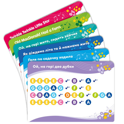 Развивающая игрушка Kiddi Smart Пианино – Цветные нотки (свет) (4514T-KS) Винница - изображение 2