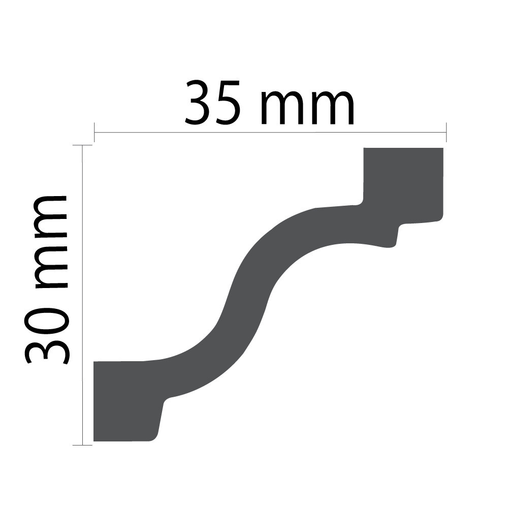 Карниз полимерный Grand Décor KH 913 Днепр - изображение 3