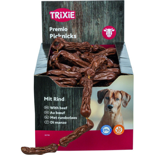 Ласощі Trixie Premio Picknicks для собак Сосиски з яловичиною 8 см 8 г 200 шт Київ - фото 2