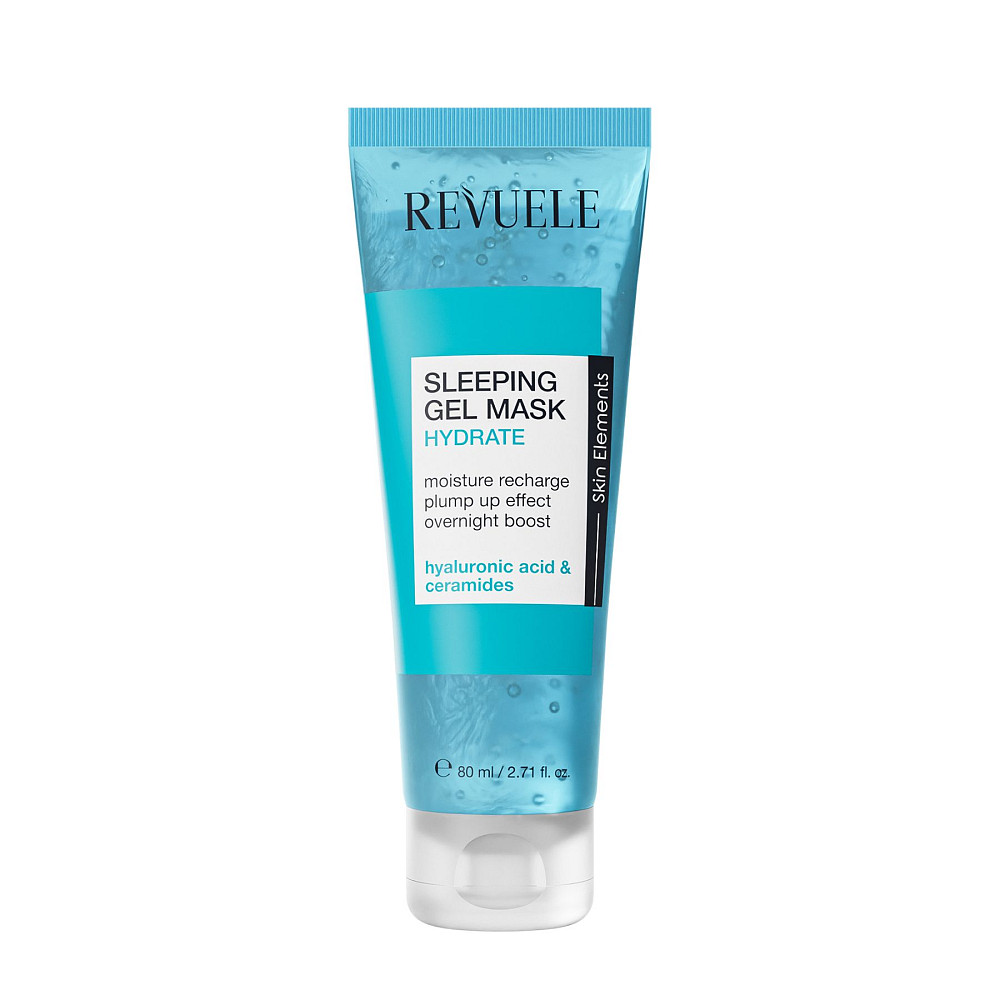 Маска для лица Увлажняющая ночная Голубая Sleeping Gel Mask Revuele 80 мл Киев - изображение 3