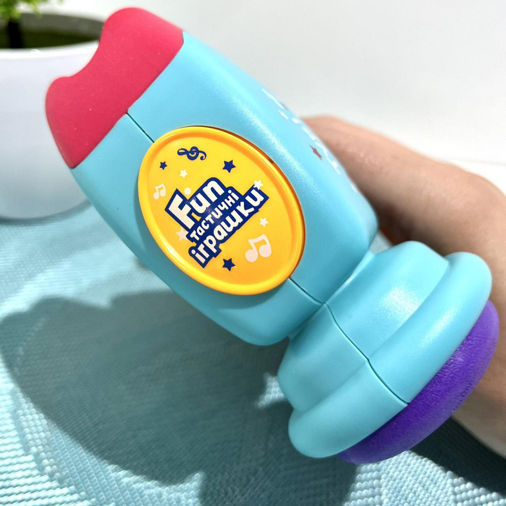 Молоточок розвиваючий Limo Toy музичний українське озвучення Блакитний (FT 0031) Чернігів - фото 6