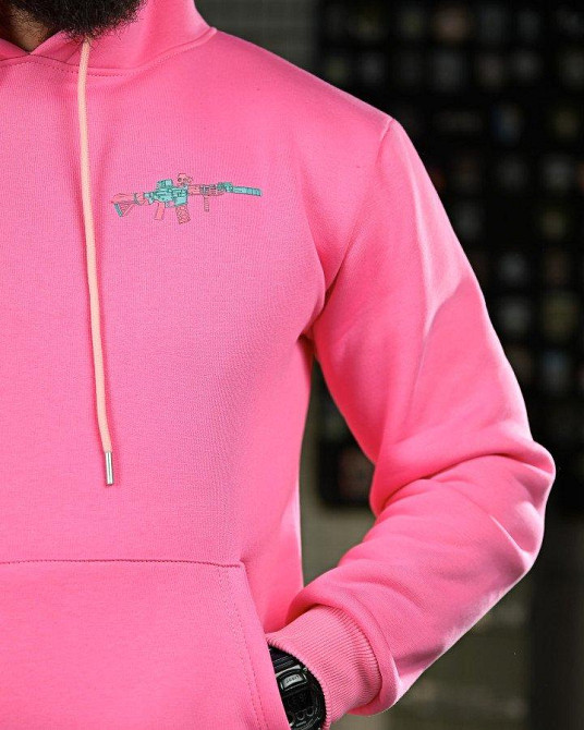 Милитари худи на флисе GENESIS M14 pink ПП8068 Одеса - фото 5