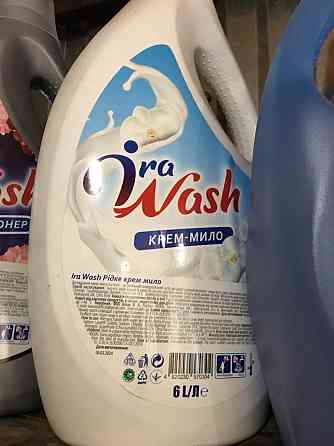 🧴 Пральний гель Ira Wash Крем-Мило 6 л | Для чутливої шкіри та дитячої білизни 👶 М’якість і ніжний аромат 🌸 Київ