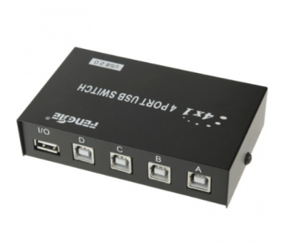 Комутатор 4 Port USB 2.0 PC to Scanner Printer Sharing Switch Box Полтава