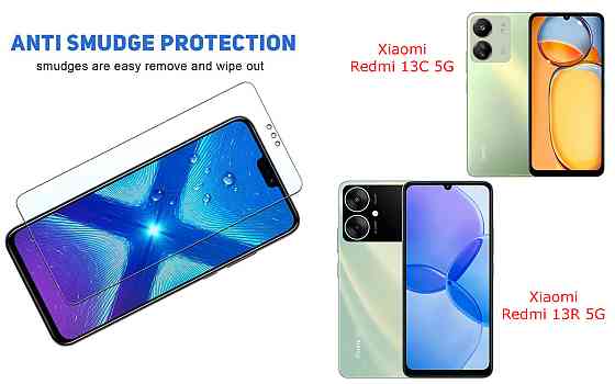 Защитное стекло NeoGlass для Xiaomi Redmi 13C 5G, 13R 5G – ультрапрозрачное и устойчивое Киев