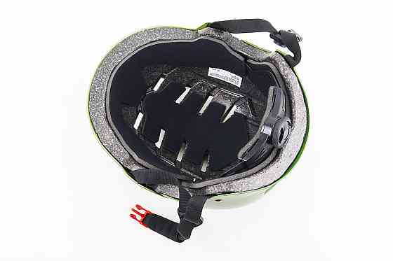 Шолом велосипедний підлітковий BMX L (58-61см), 16 вер. отворів, зелений матовий Київ