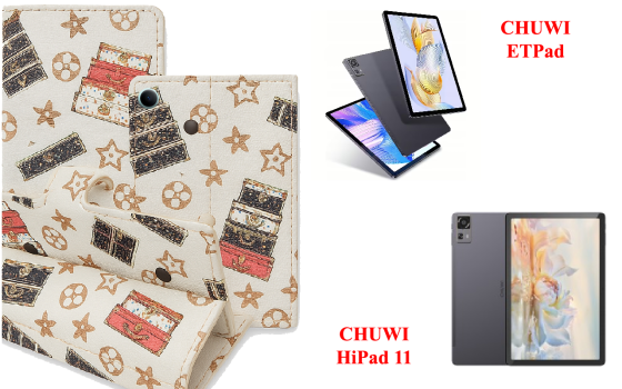 Книга-трансформер для планшета CHUWI ETPad, CHUWI HiPad 11, цвет Black Lyi White Киев