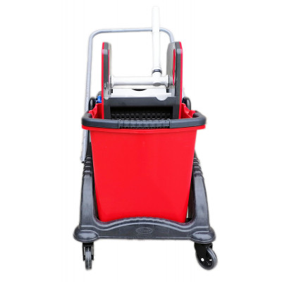 Відро для швабр Planet Household візок для прибирання на 2 відра з віджимом 25+25 л (10249) Вінниця - фото 3