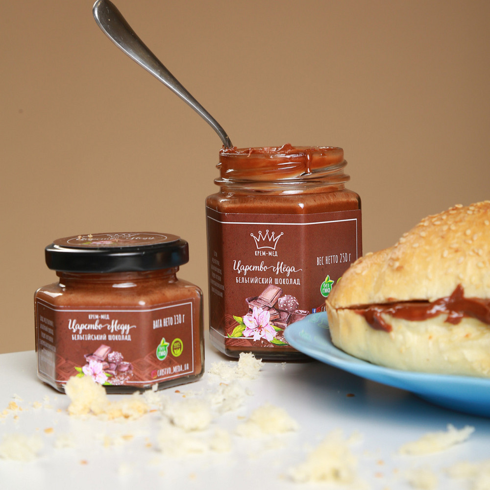 Шоколадний крем мед Взбитий шоколадний мед 130 грамів Одеса - фото 4