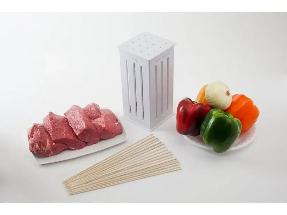 Приспособление для быстрого нанизывания шашлыка brochette express | шпажки для шашлыка Коломия - фото 2