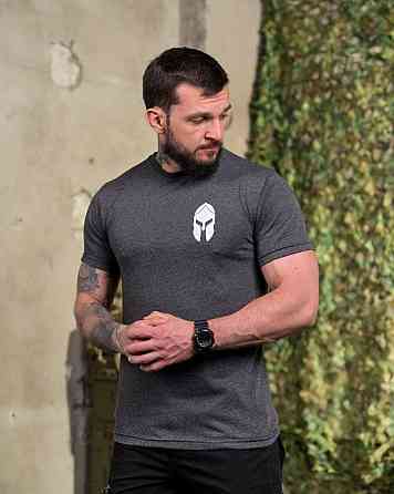 Бавовняна футболка Spartan grey ПП7691 Київ