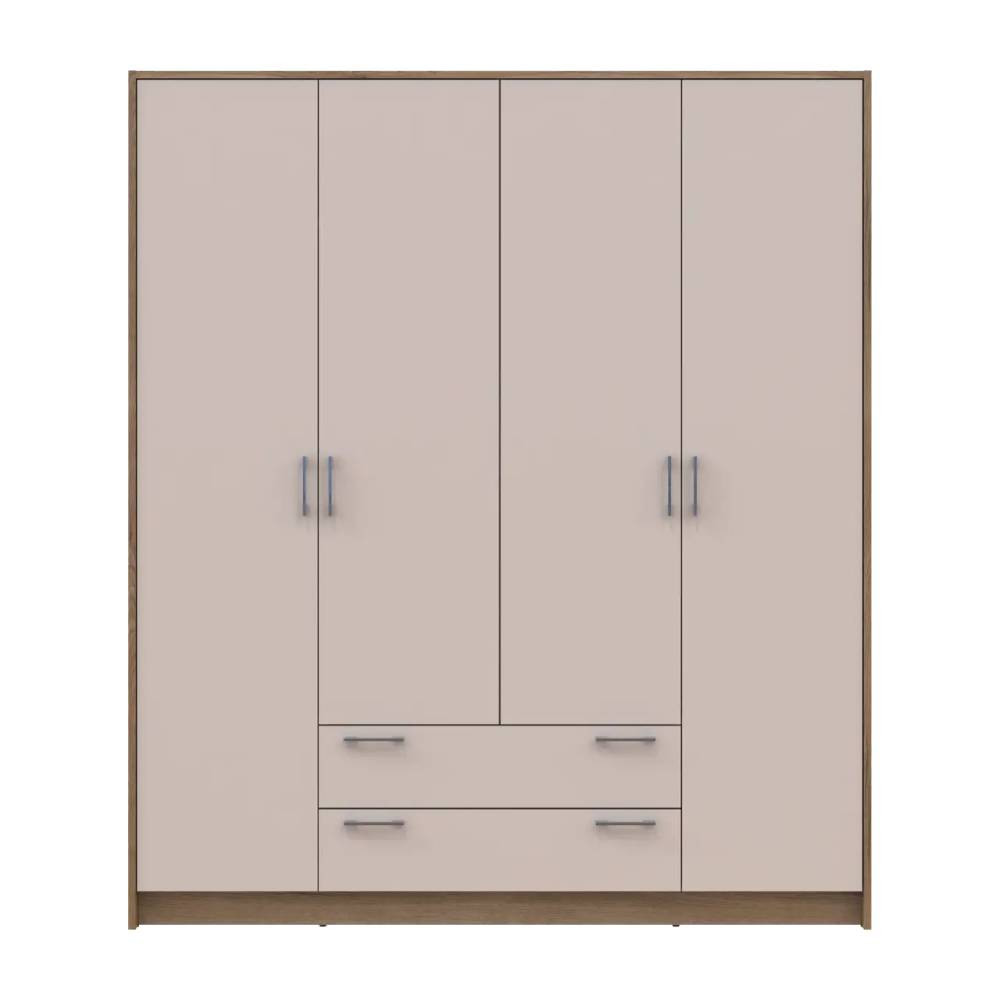 Шкаф для одежды Doros Ронди Дуб Артизан/Кашемир 4ДСП 160х52х195 DRS-011662 (80737825) Львов - изображение 4