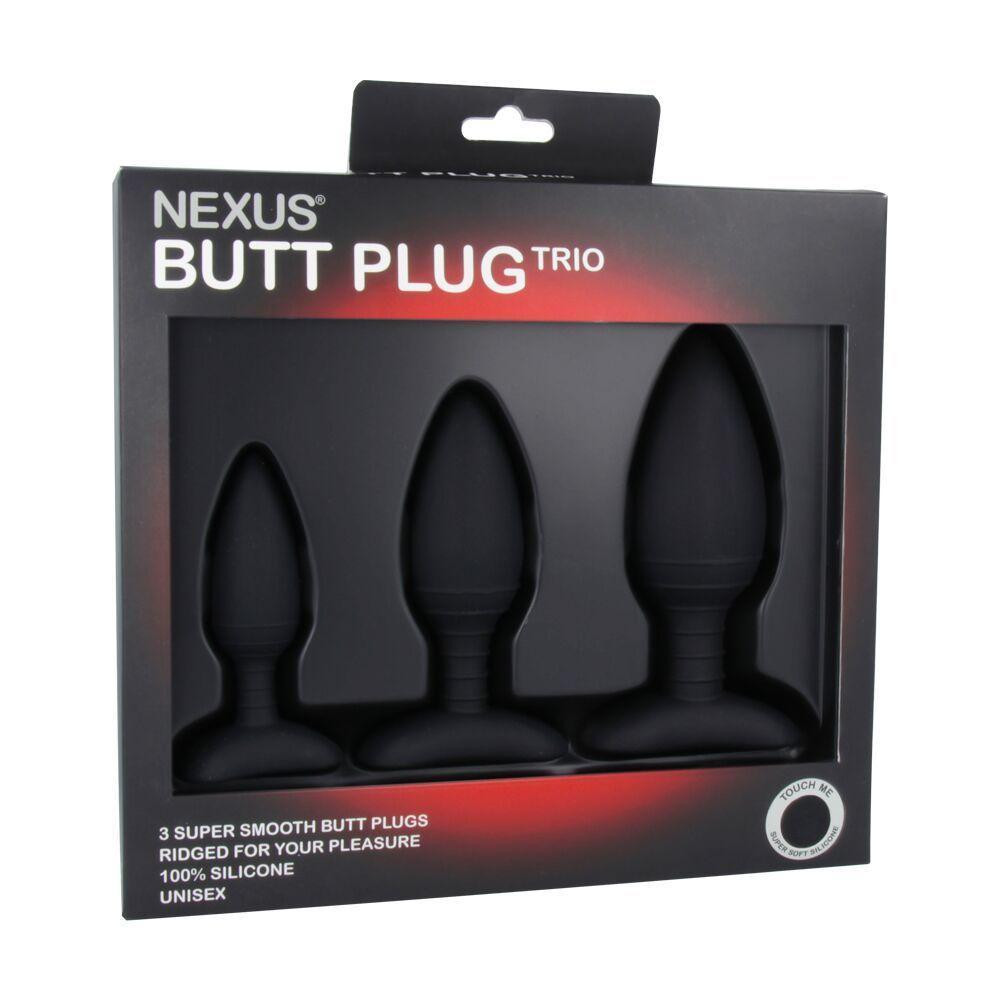 Набор анальных пробок Nexus Butt Plug Trio, макс. диаметр 3–4–5 см Sex Aura Киев - изображение 2