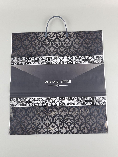 Пакет-сумка 40х45 з пластиковою ручкою  