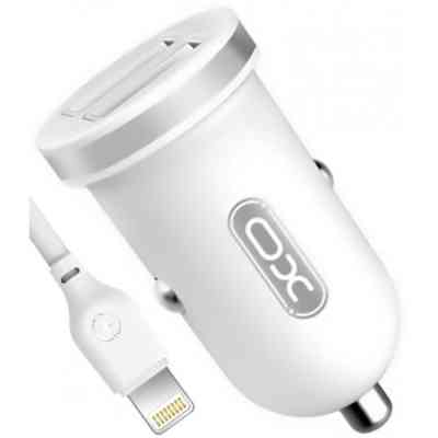 Зарядний пристрій XO 2xUSB 2.1A + cable USB to Lightning white (TZ08-L-WH) Вінниця