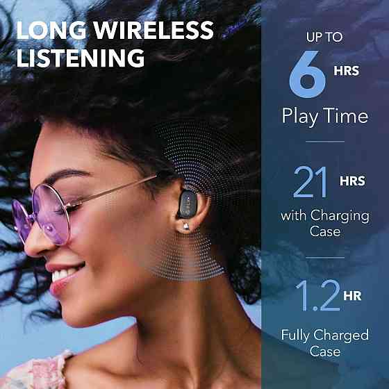 Бездротові навушники Blaux BLXBUDS G2 TWS Bluetooth 5.1 вакуумні з мікрофоном та кейсом Чорні Київ