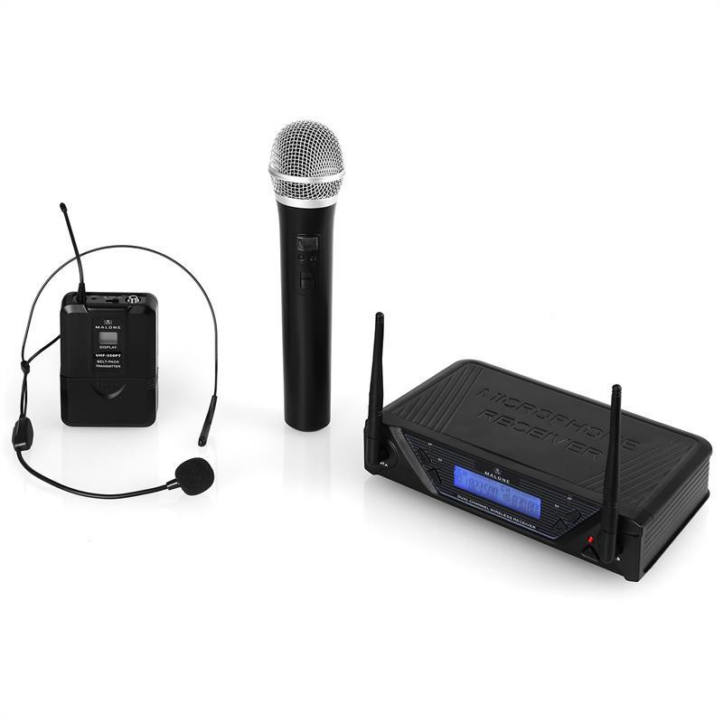 UHF-450 Duo3 2-канальний комплект бездротових мікрофонів UHF 1 портативний/1 головний мікрофон (Німеччина, Рівне - фото 6