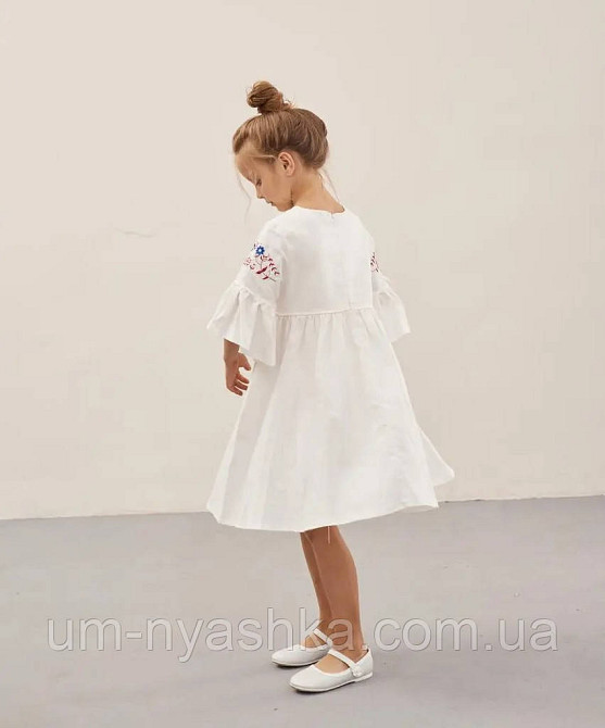 Дитяче вишите плаття "Зайчики" Кривий Ріг - фото 4