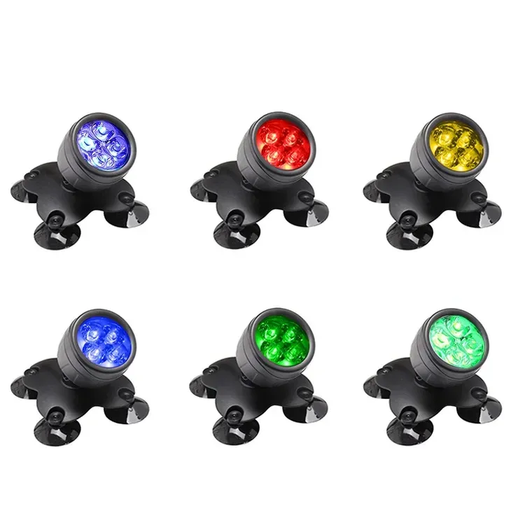 Підводний світильник для акваріума RGB 4*5V Led Київ - фото 3