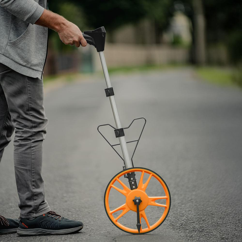 Мірне колесо з цифровим лічильником і телескопічною ручкою, діаметр 318 мм, DIY-MW10-D/CB Київ - фото 5