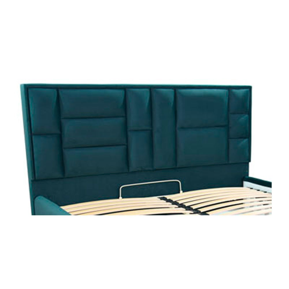 Кровать TaurusDesign Emilia Standart на ножках 180x200 темно-синий Киев - изображение 4