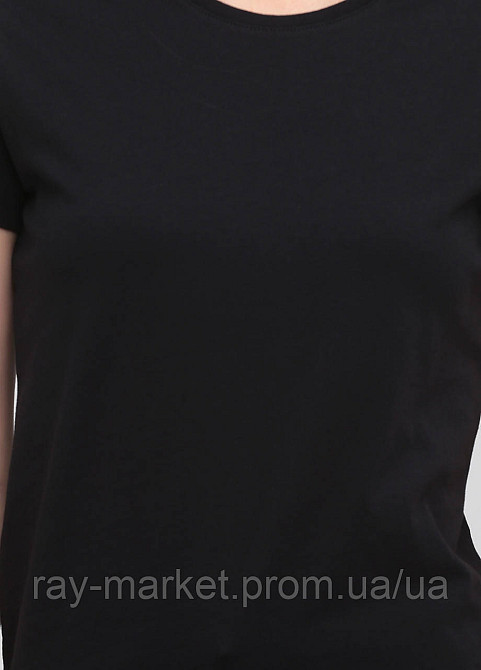 Футболка базова Stedman Classic-T Unisex жіноча приталена чорна (ST2600-BLO) Київ - фото 4