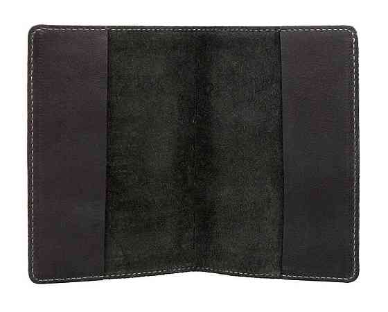 Кожаная обложка для паспорта европейского качества Серый (SHVIGEL) Киев