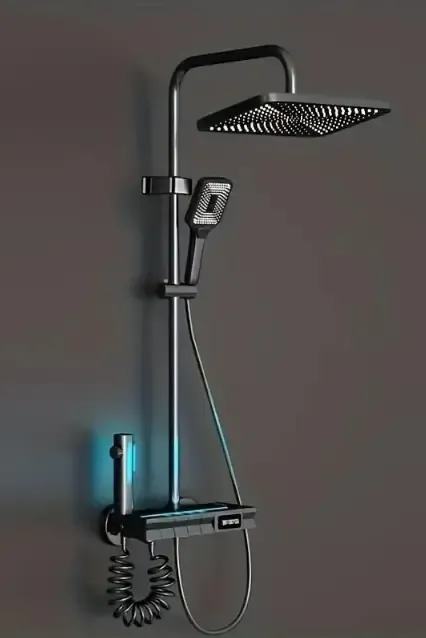 Душевая система с термостатом и LED-дисплеем 120см AND AA6-6 Коломыя - изображение 1