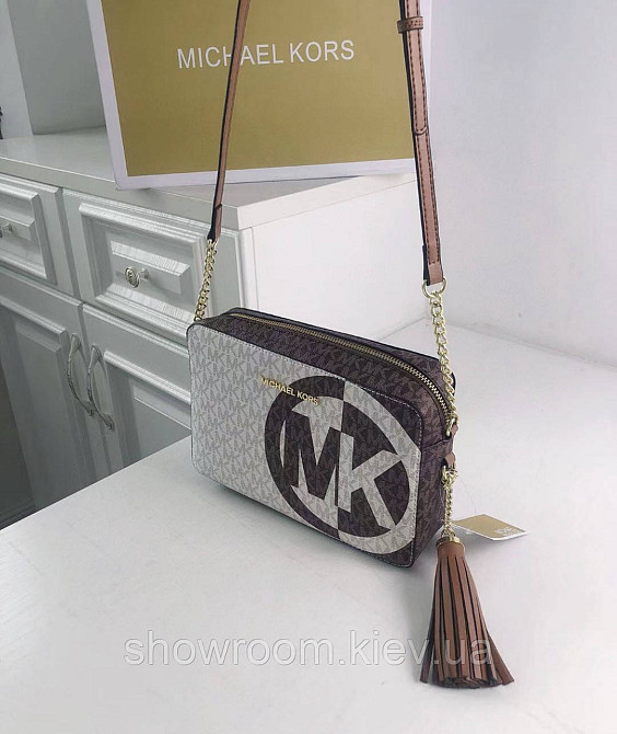 Сумка женская MK Jet Set (212) brown Киев - изображение 3