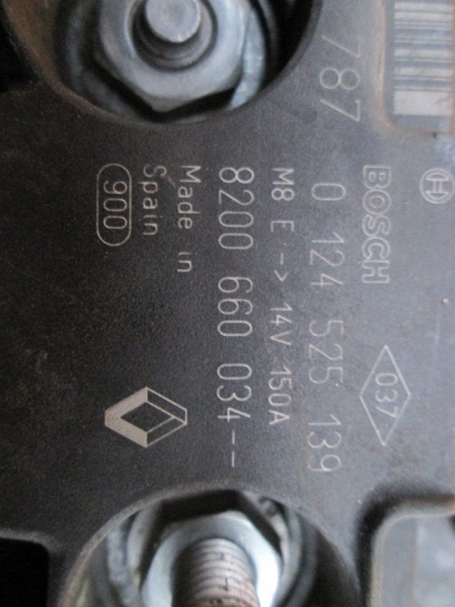 Генератор Renault Scenic II 1.5 dci 2003-2009 Ковель - изображение 2