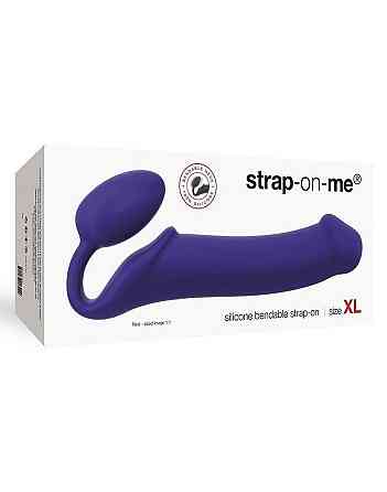 Безремневой страпон Strap-On-Me Violet XL, полностью регулируемый, диаметр 4,5см Sex Aura Киев