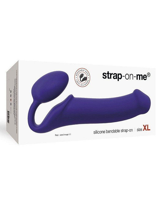 Безремневой страпон Strap-On-Me Violet XL, полностью регулируемый, диаметр 4,5см Sex Aura Киев - изображение 4