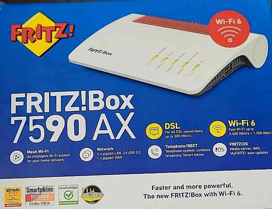 Новий Роутер / Маршрутизатор Fritz!Box 7590 АХ. Харків