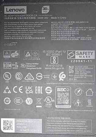 Блок питания ноут Lenovo Legion 330W (20V16.5A) ADL330SDC3A Оригинал. Харьков