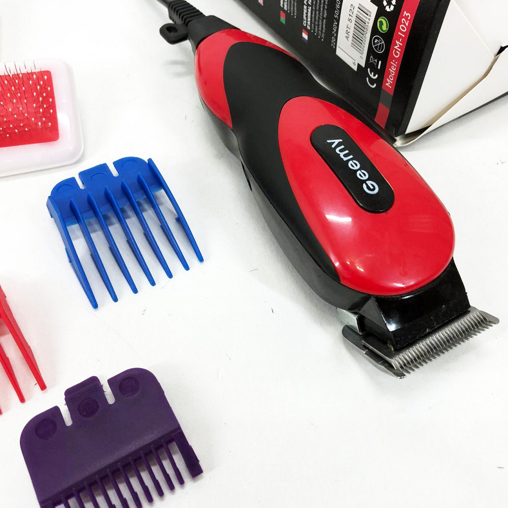 Машинка для стрижки тварин Gemei, Грумінг котів, Машинка-тример для стрижки домашніх тварин WI-83 Львів - фото 18