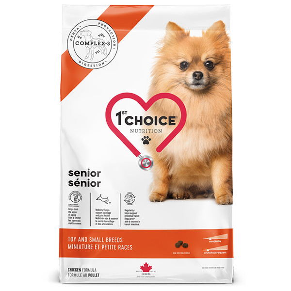 1st Choice Senior Toy and Small Сhicken ФЕСТ ЧОЙС СЕНЬЙОР МІНІ МАЛИХ КУРКА сухий суперпреміум корм для літніх або малоактивних собак міні та малих пор Київ - фото 1