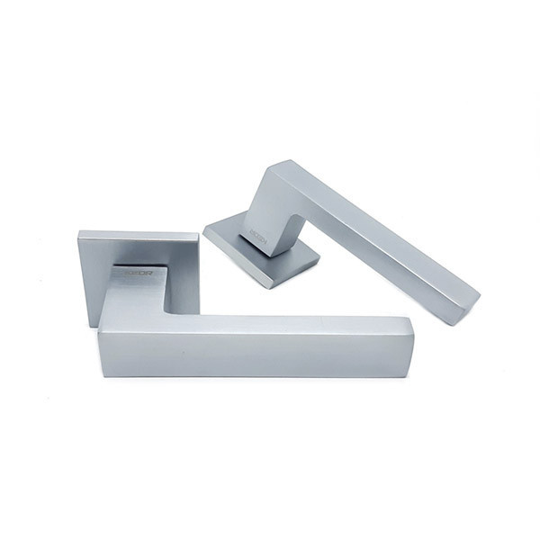 Ручка для дверей на квадратній розетці Кедр Ультра 21.190 MСP  матовий хром Київ - фото 4