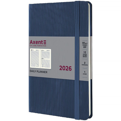 Тижневик Axent датований 2026 Partner Lines, 145х210, блакитний (8815-26-48-A) Вінниця - фото 1