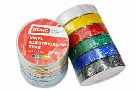 Стрічка ізоляційна 0,14мм*17мм*10м асорті Харків