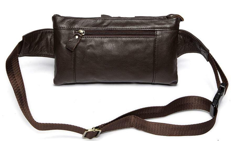 Поясна cумка чоловіча Vintage 14747 Коричнева Київ - фото 6
