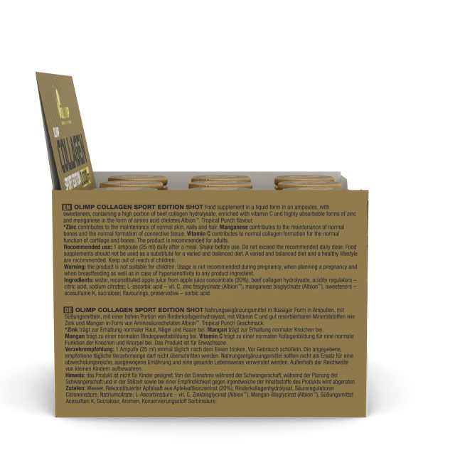 Колаген Olimp Collagen Sport Edition Shot 9х25 мл, тропік Луцьк - фото 2