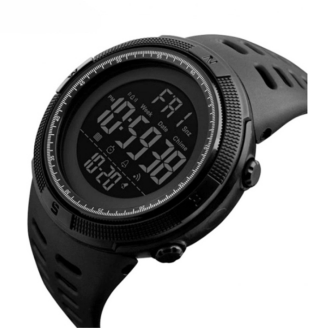 Часы наручные SKMEI 1251BK, ALL BLACK, 9292 Днепр - изображение 2