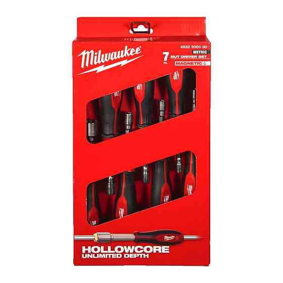 Набор отверток сквозных магнитных HollowCore MILWAUKEE (7шт) Одесса