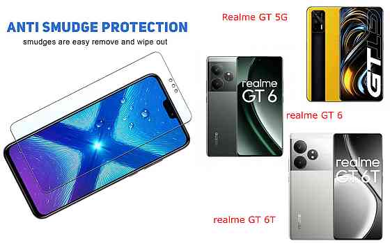 Защитное стекло NeoGlass для Realme GT 5G, realme GT 6, realme GT 6T – ультрапрозрачное и устойчивое Киев